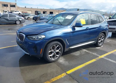 2024 BMW X3 xDrive30I z USA, uszkodzony, nr VIN 5UX53DP04R9T67629